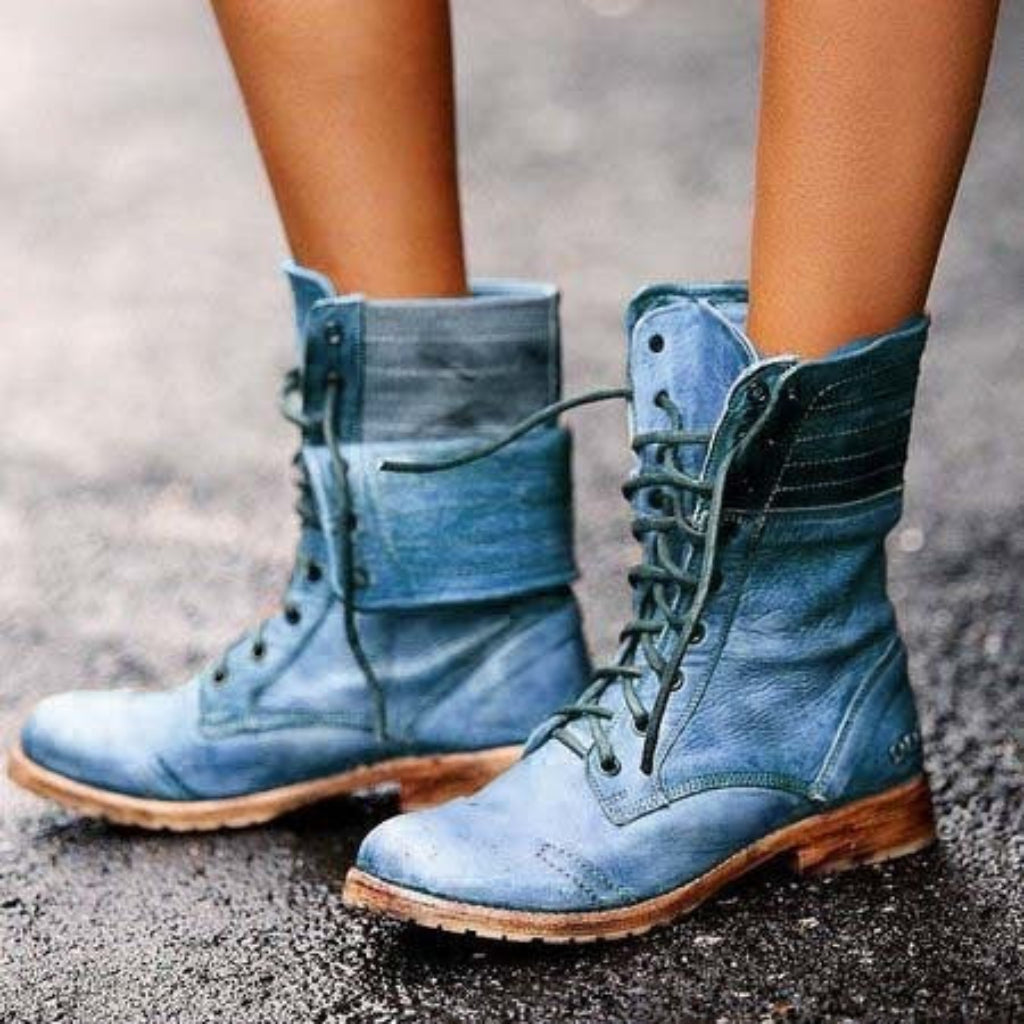Ana | Botas elegantes con cordones.
