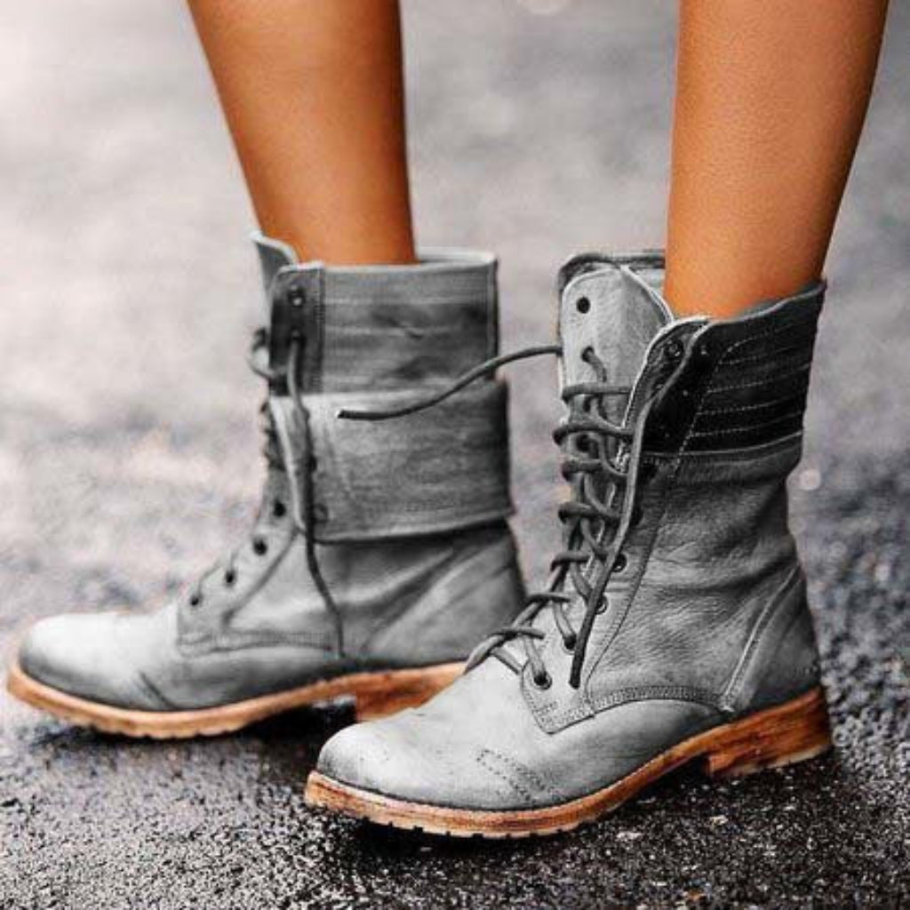 Ana | Botas elegantes con cordones.