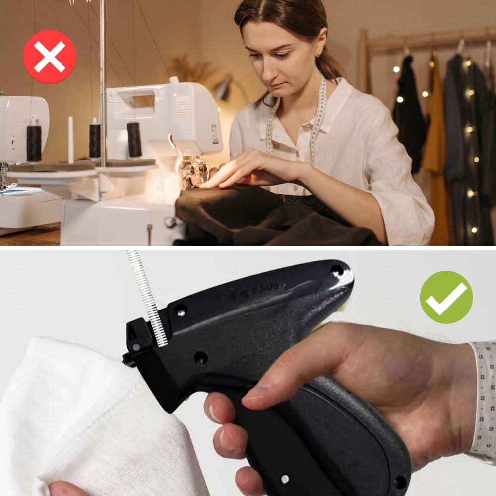 QuickStitch™ | Arreglador de Ropa Portátil