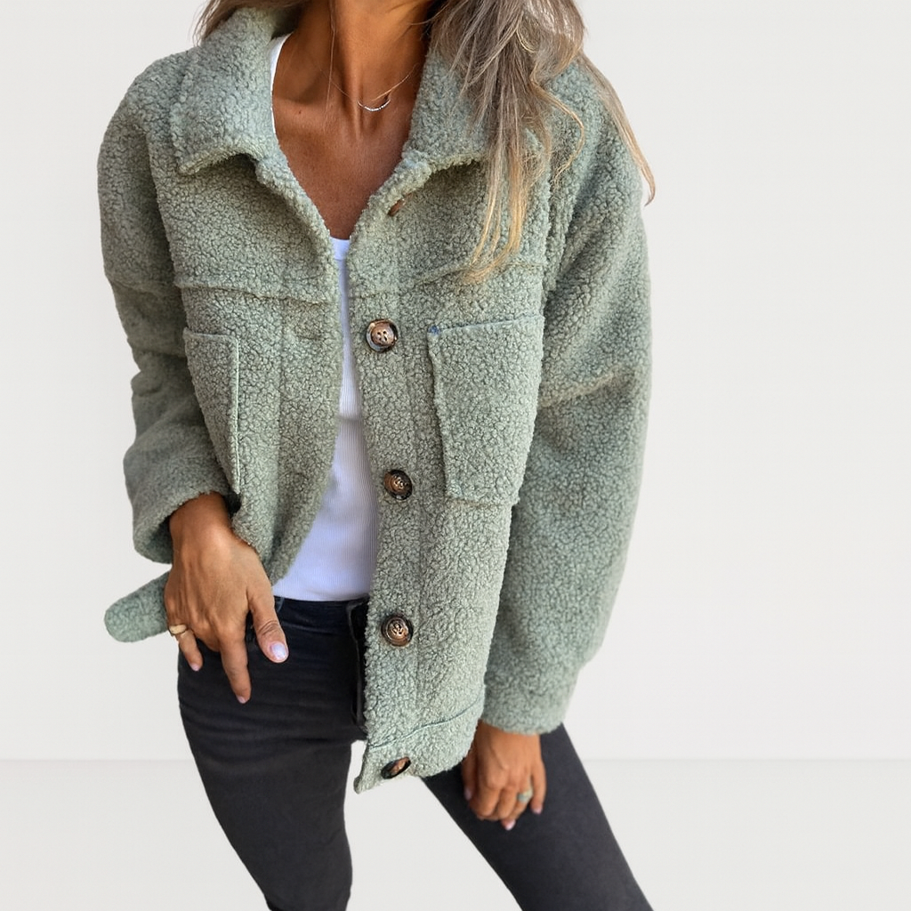 Veste courte à revers