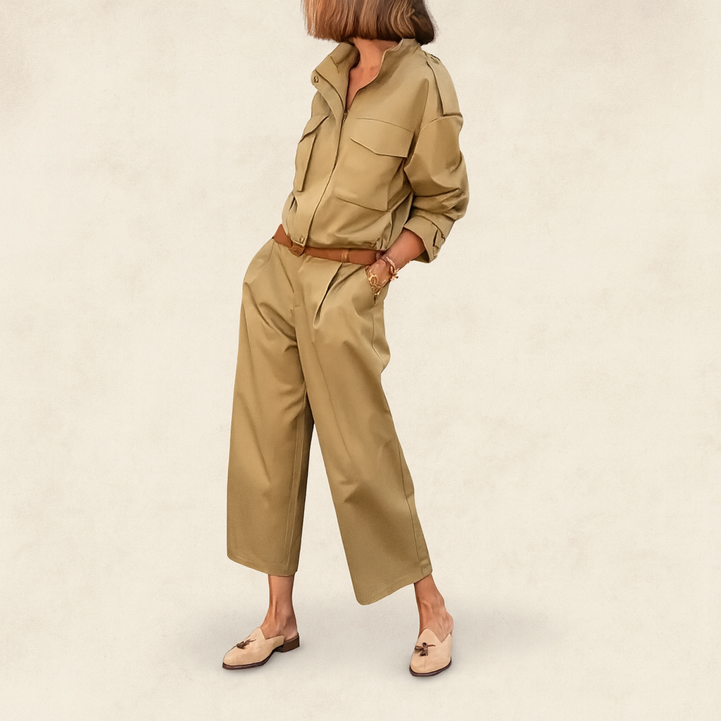 Ensemble cargo ample et chic pour femme