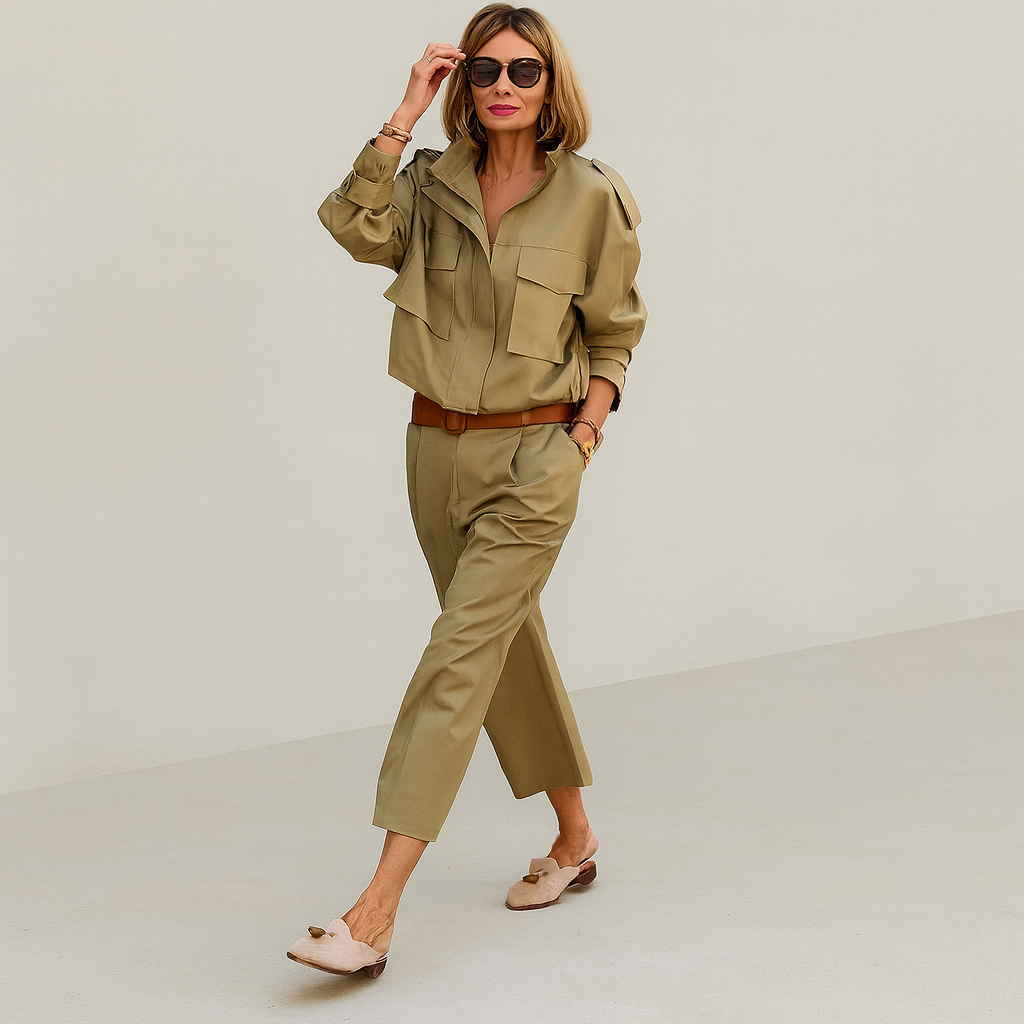 Ensemble cargo ample et chic pour femme