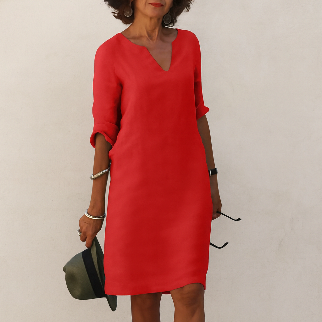 Robe fluide à l’élégance intemporelle