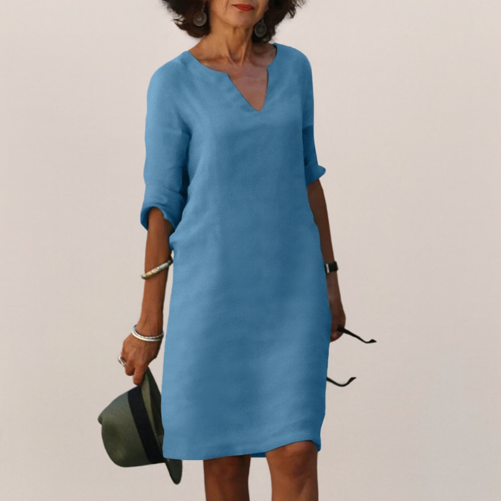 Robe fluide à l’élégance intemporelle