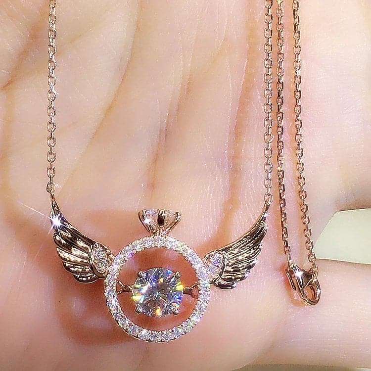 AngelLove™ | Collier à pendentif ailes d'ange