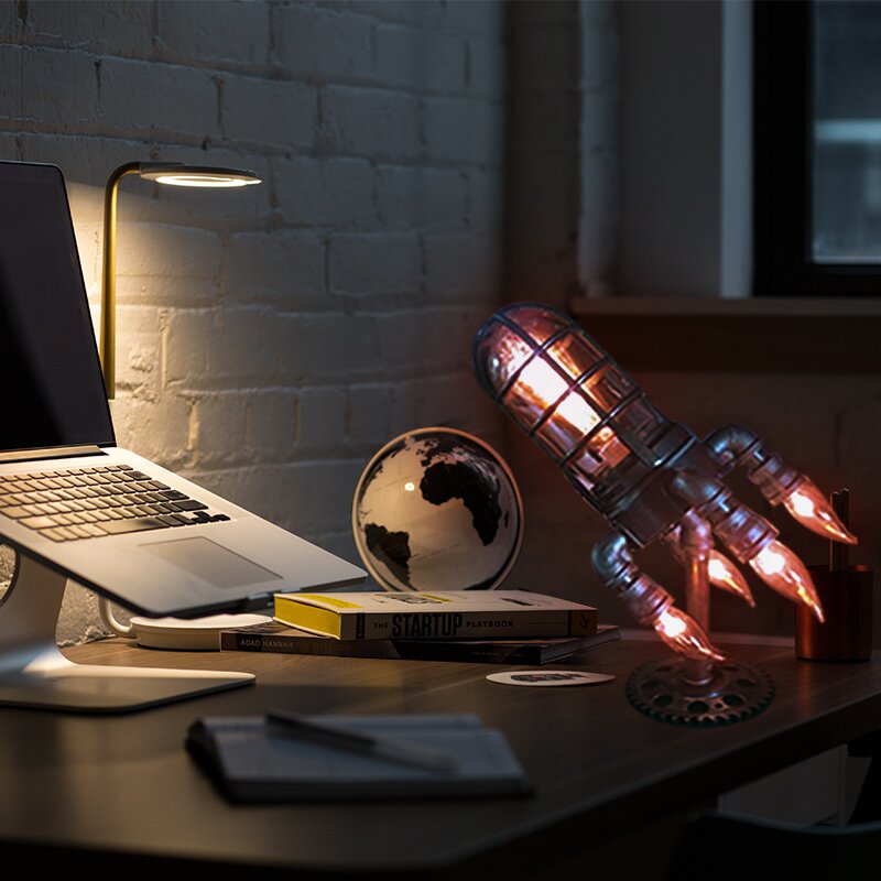 RocketLamp™ - Lampe Steam Punk Rocket