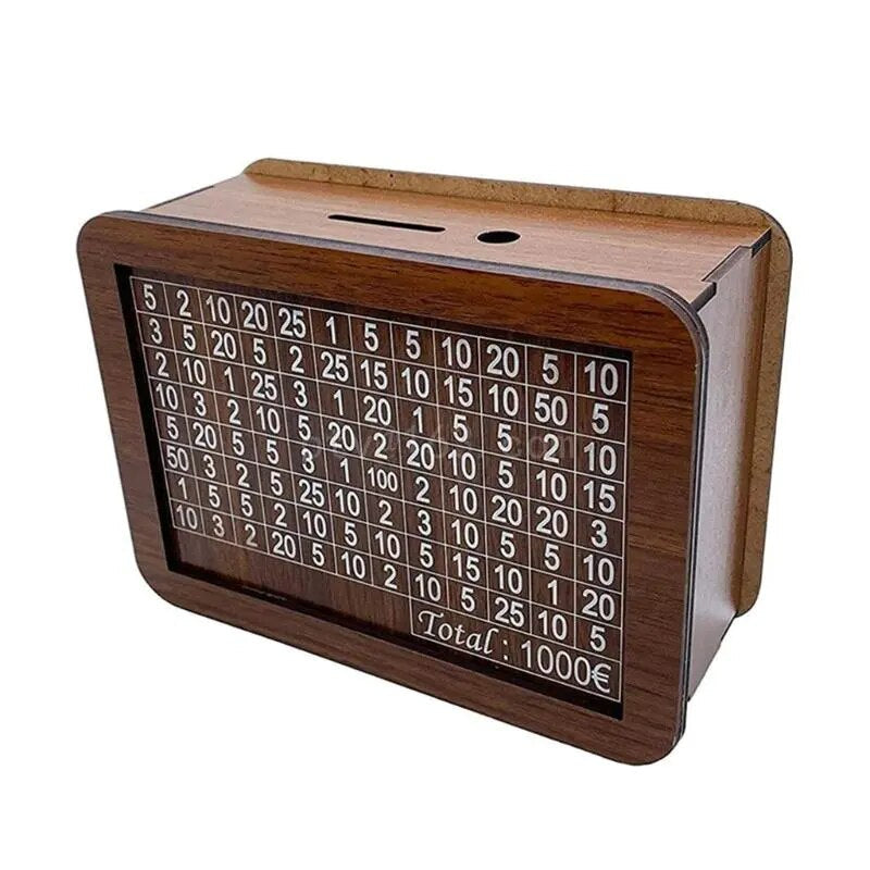 Tirelire en Bois™ - Épargner n'a jamais été aussi simple !